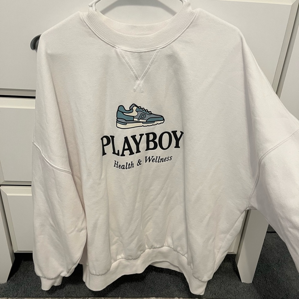 Fun playboy oversized crew neck